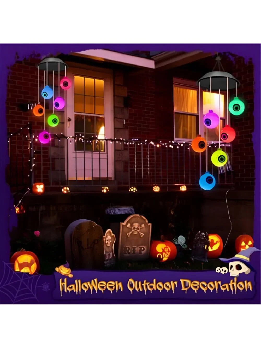 Halloween Decorations Outside Solar Outdoor Lights